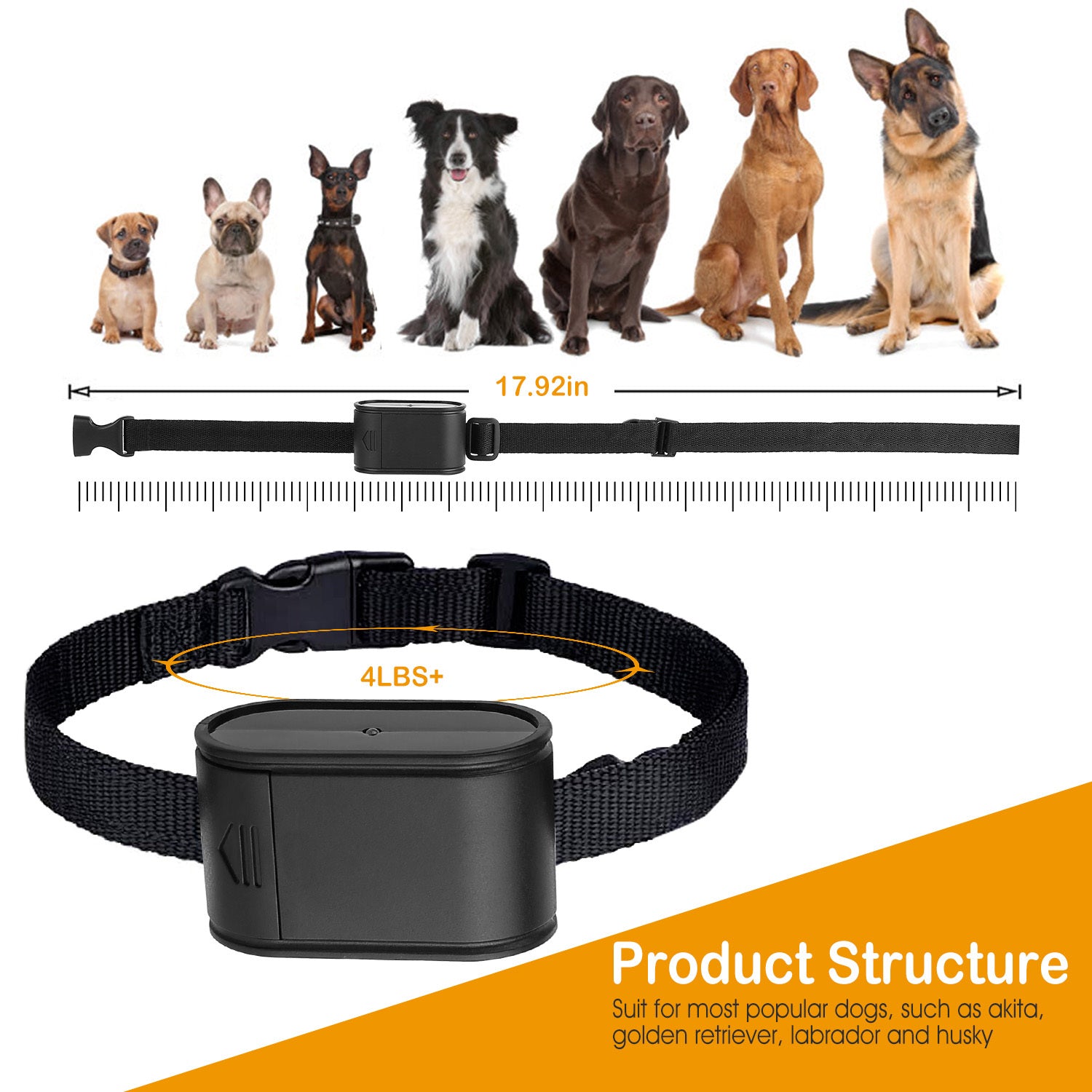 1Set Electric Dog Fence System Pet Tone Shock Boundary Containment Water Resistant Collar Receiver For Small Medium Large Dog - DropOnline.co