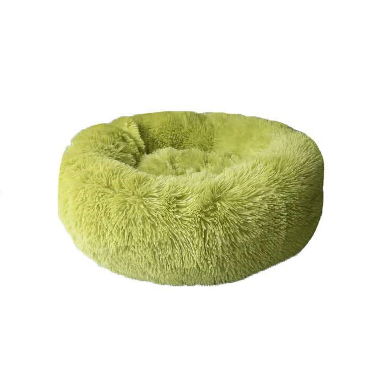 Round Long Hairy Autumn And Winter Nest Pad Cat Mattress - DropOnline.co