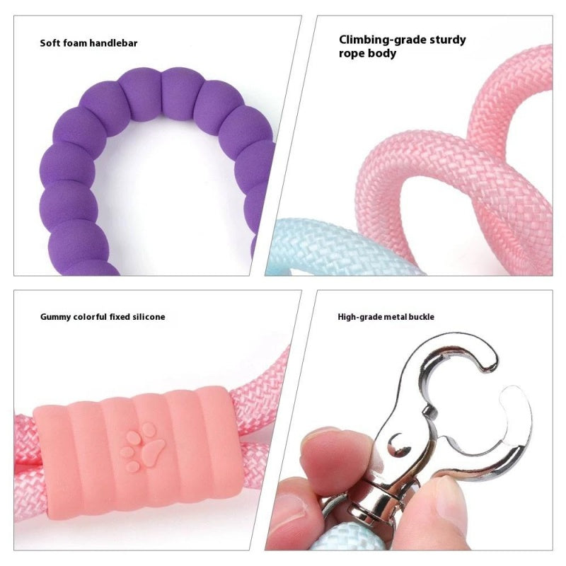 Explosion-Proof Dog Leash - Durable Collar and Chain Set for Small to Medium Dogs - DropOnline.co