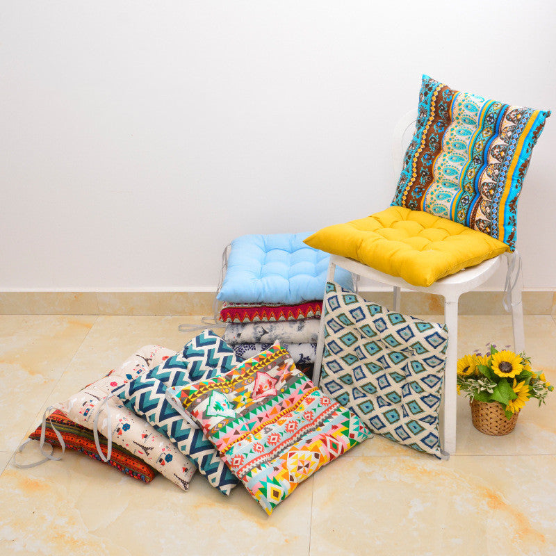 Japanese Style Cotton And Linen Thickened Home Cushion - DropOnline.co