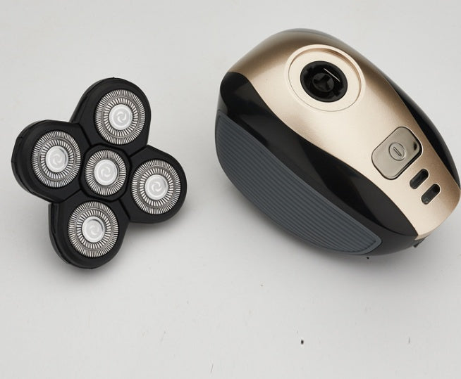 5 In 1 Multifunctional Electric Shaver 5 Blade Razor For Men Shaved Head Rechargeable Shaving Machine Beard Nose Hair Trimmer - DropOnline.co