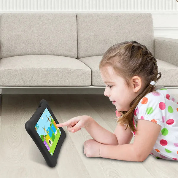 Shock-resistant Silicone Snap-on Case With Stand For 7 Tablets - DropOnline.co