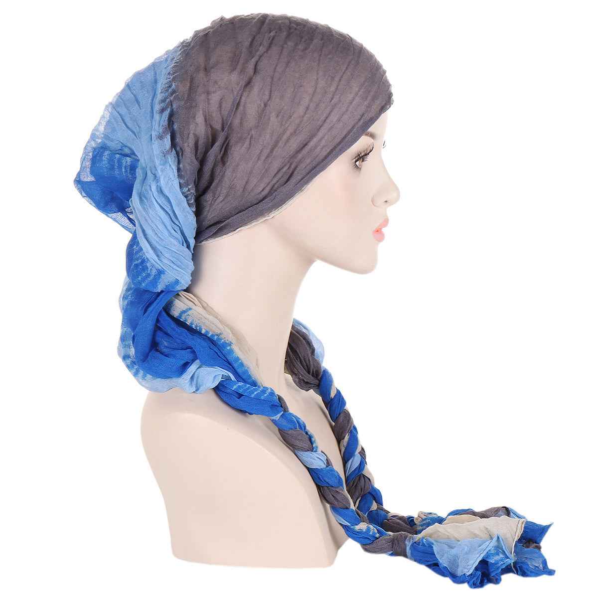 Tam-o'-shanter Hand-woven Braid Bandana Scarf Female Cap - Artisan Beret
