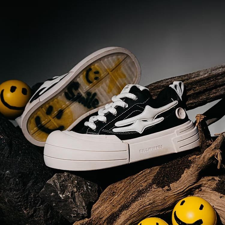 KILLWINNER--Smile Life Sneaker - Black - Unisex - DropOnline.co