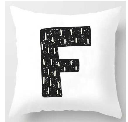 Cute Design Alphabet L Cushion Cover - DropOnline.co