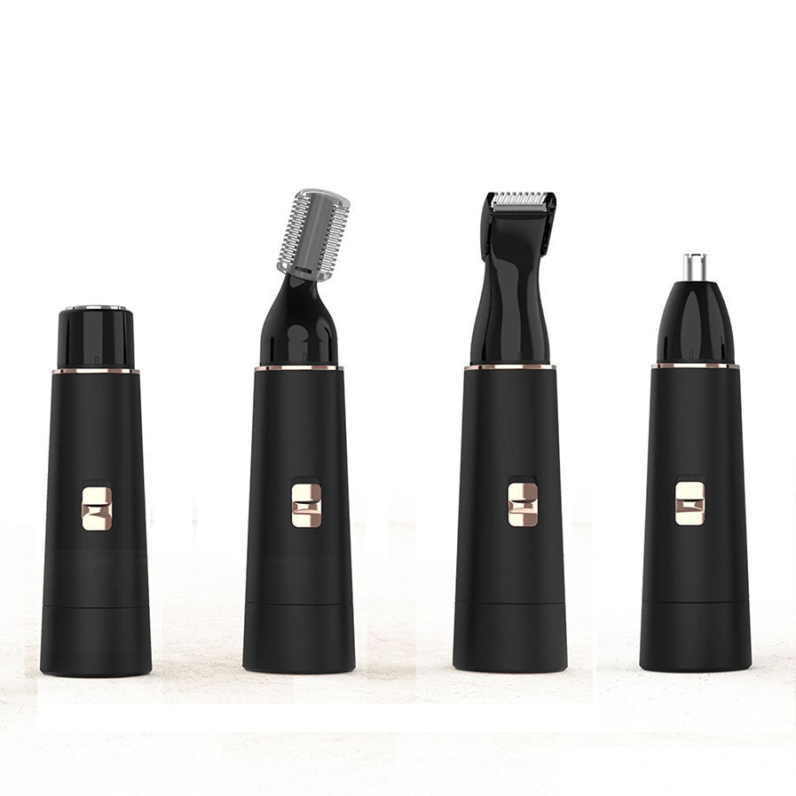 4 In 1 Facial Eyebrow Hair Epilator Remover Tool Device Painless Electric Shaver For Women - DropOnline.co