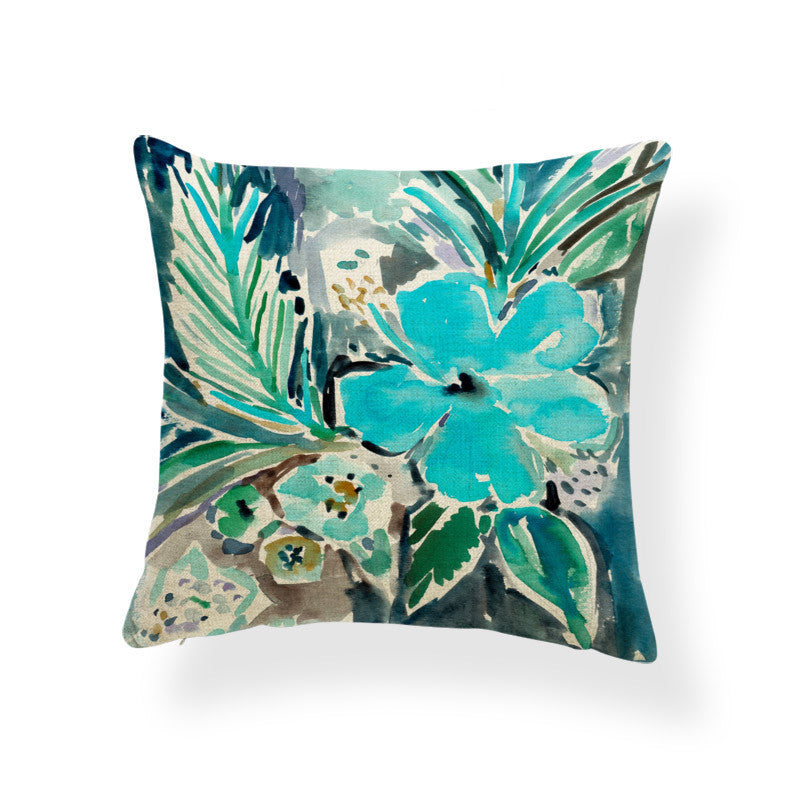Daffodil printed cushion - DropOnline.co