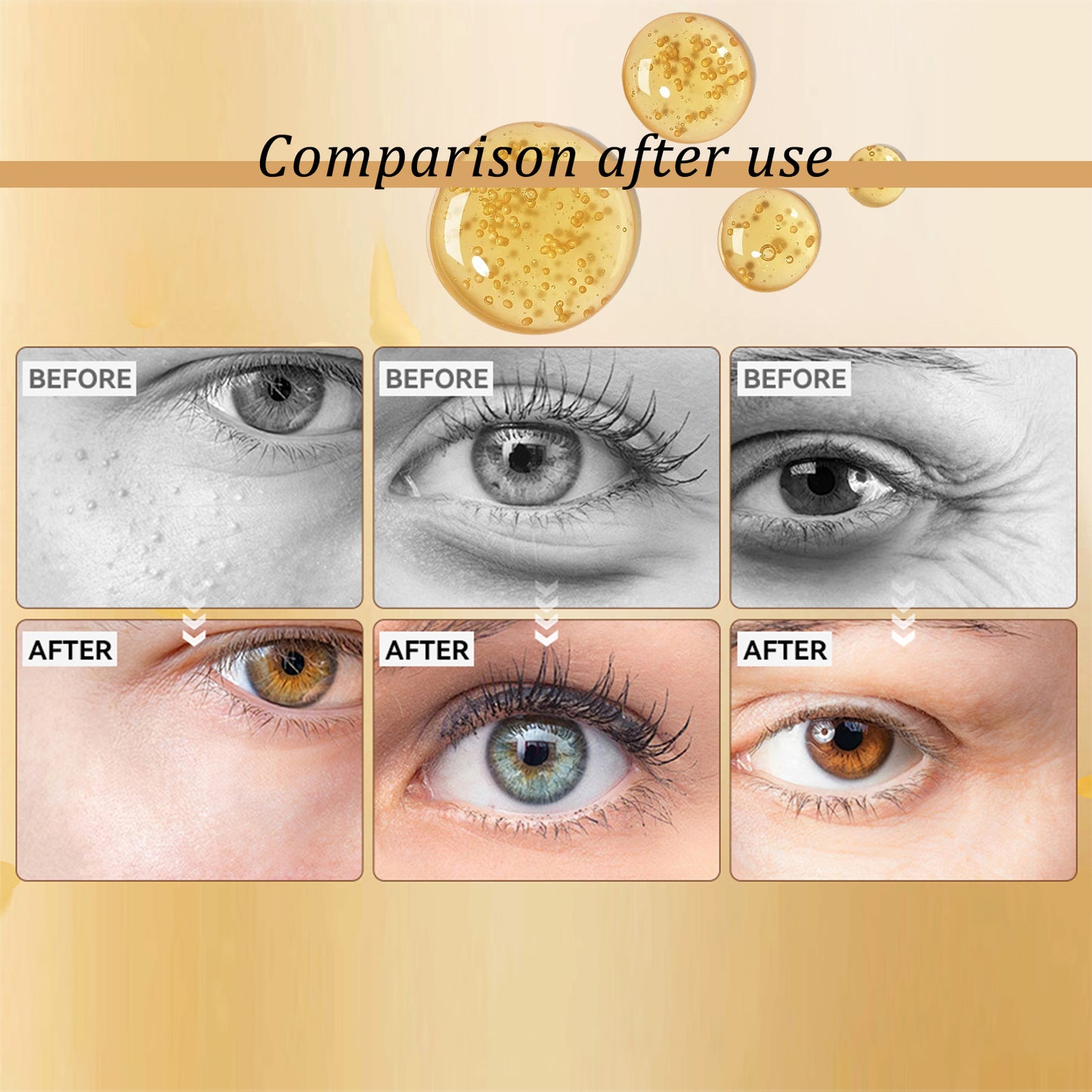 Hoygi Snail Peptide Eye Cream Firms And Fades Puffiness And Fine Lines Eye Roller Massage Eye Cream - DropOnline.co