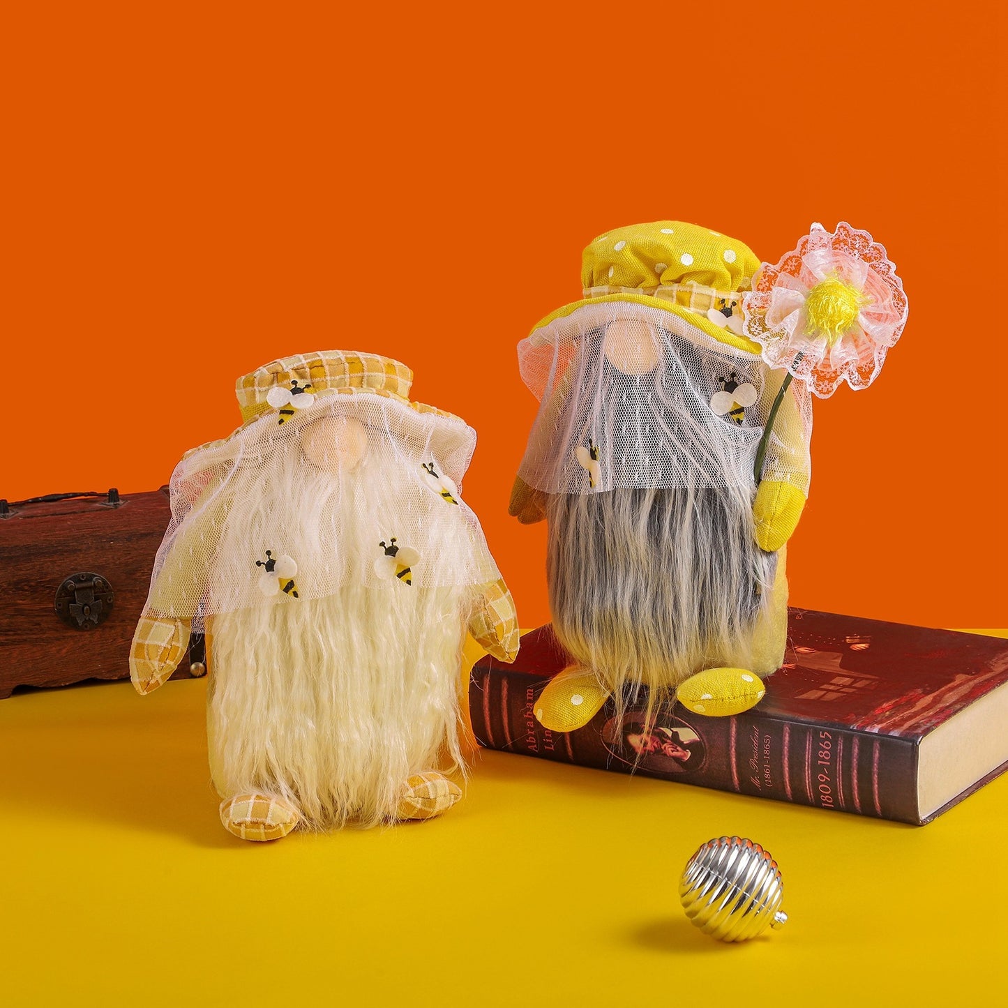 Home Decor Bee Faceless Doll Ornament - DropOnline.co