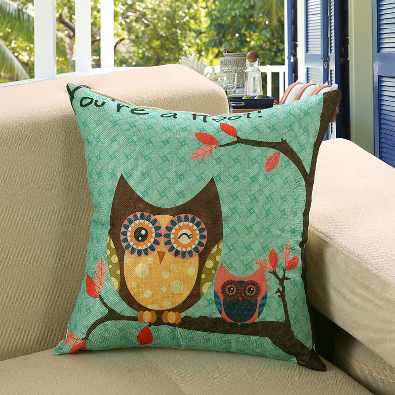 Printed sofa cushion cover - DropOnline.co