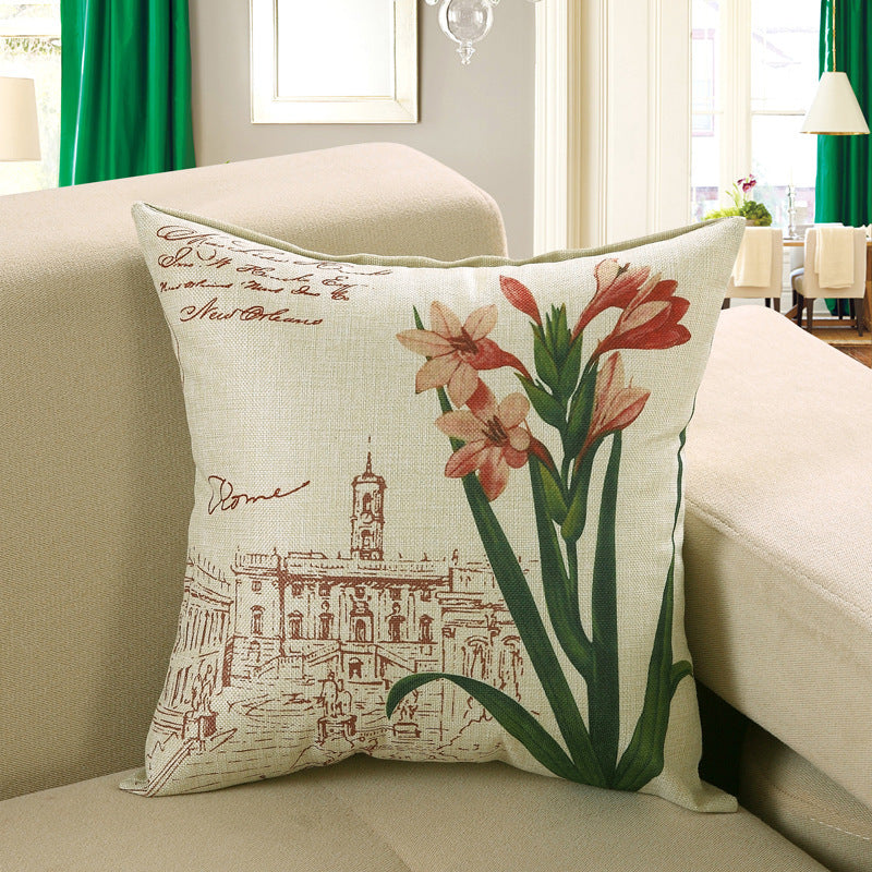Printed sofa cushion cover - DropOnline.co