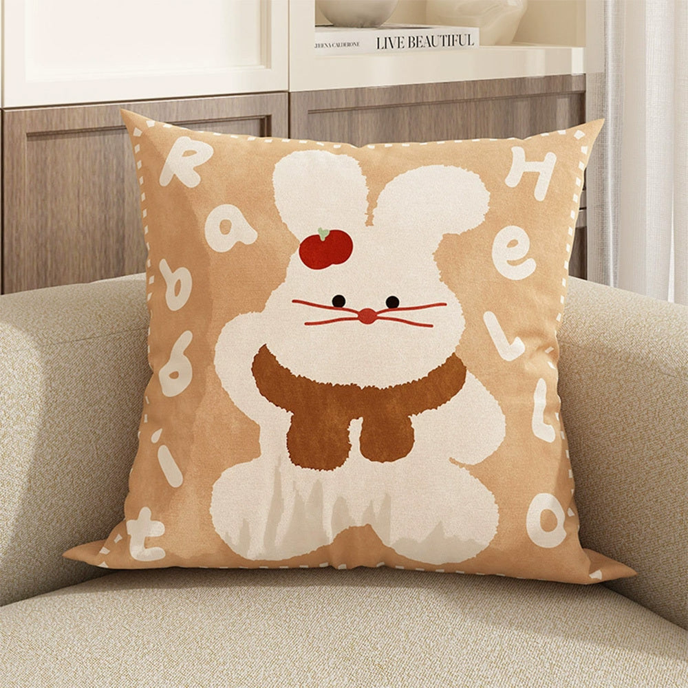 New Cute Dog Pillowcase Bedroom Cushion Cover Sofa Cushions Pillows Cover 45x45cm Pillow Case Home Decoration Car Office Seat - DropOnline.co