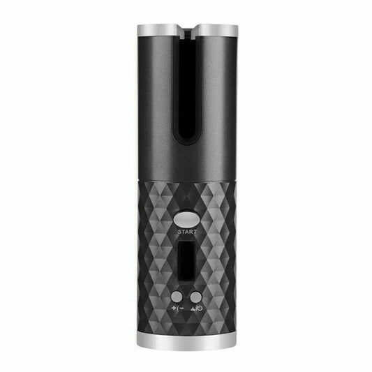 Hair Curler LCD Cordless Auto Rotating Waver Curling Iron Ceramic Wireless USA - DropOnline.co