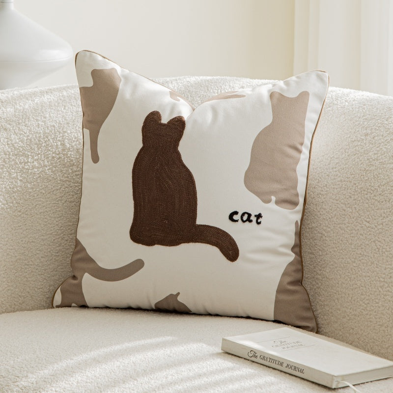 Cute Cat Nordic Ins Style Living Room Sofa Pillow Cushion - DropOnline.co