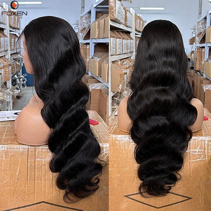 Wig Human Hair Body Wave Lace Front Wigs Wholesale Glueless Hd Lace Frontal Wigs For Black Women - DropOnline.co