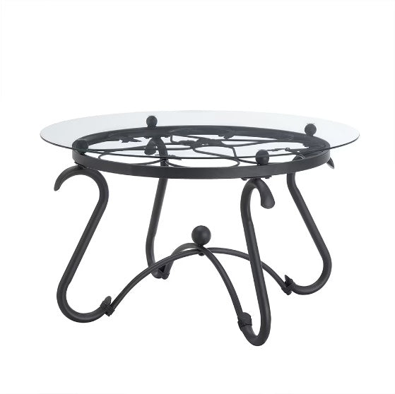 2-piece Coffee Table Set With Tempered Glass Surface - DropOnline.co