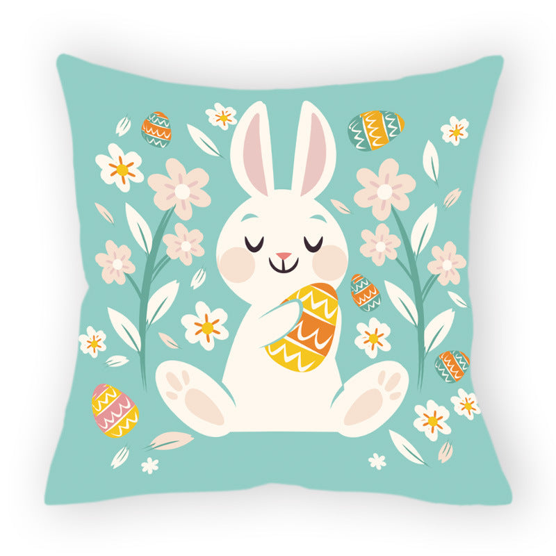 Easter Pillow Cover Sofa Cushion Cushion Cover - DropOnline.co