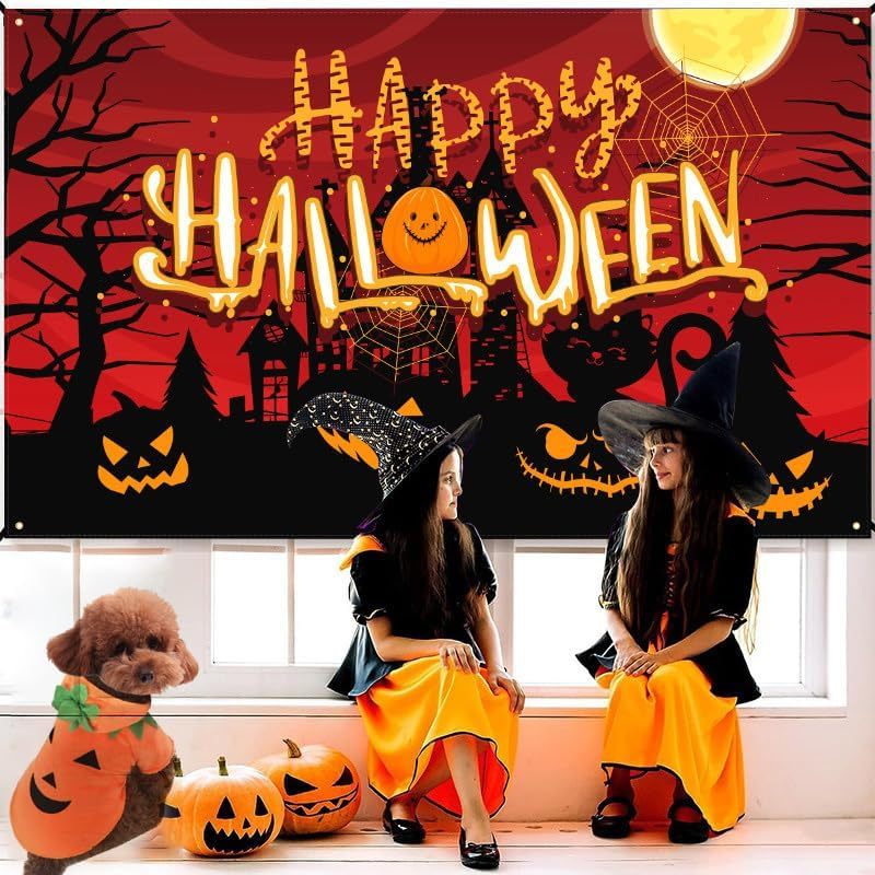 Dog Hoodie Cute Funny Halloween Style Pumpkin Cosplay Costume Warm Puppy Fleece Clothes - DropOnline.co