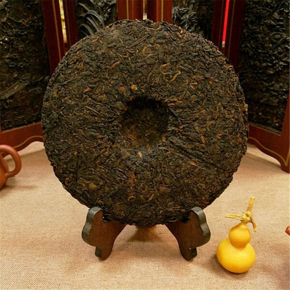 357g Aged Raw Pu-erh Tea Cake Yunnan Ancient Tree, Traditional Chinese Puer Tea - DropOnline.co