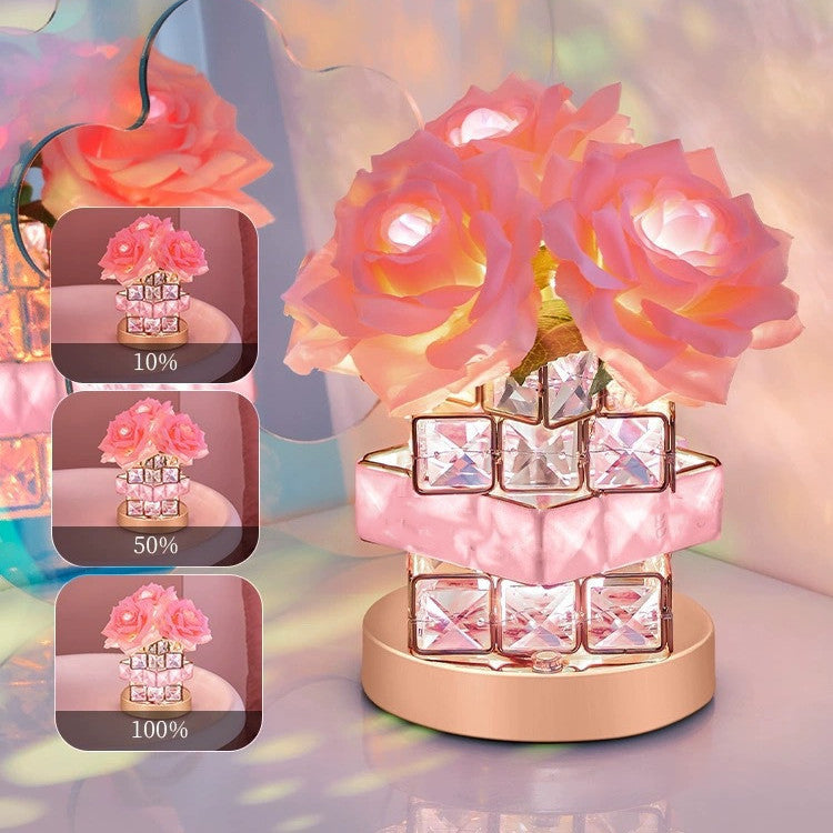 Rubik's Cube Crystal Lamp Bedroom Creative Decorative Atmosphere Home Decor - DropOnline.co