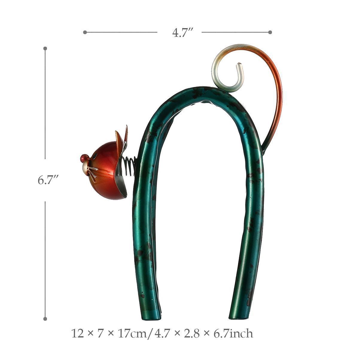 Spring Kitten Creative Home Decoration Woven Iron Decoration - DropOnline.co