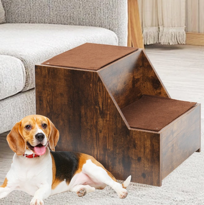 Pet Bunk Bed With Removable Step For Dogs And Cats, Multi-Level Bed Window Perch Seat Platform With Cushion And Cat Scratch Pad, Indoor Use - DropOnline.co