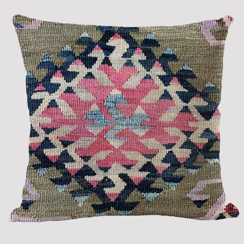 Modern Minimalist Bohemian Pillow Printed Polyester Cushion Cover - DropOnline.co