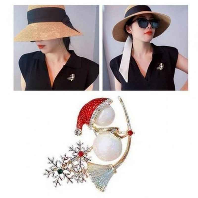 Women's Christmas Brooch Pin - Birthday Gift Daily Decoration Holiday Use - DropOnline.co