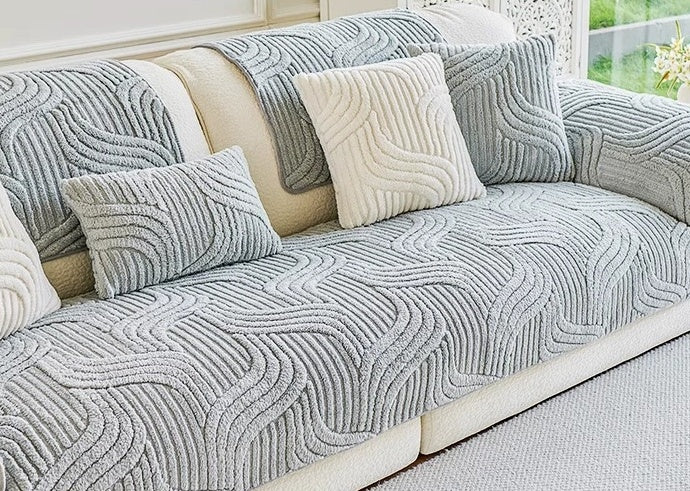 Autumn And Winter Thickening Non-slip Plush Sofa Cushion - DropOnline.co