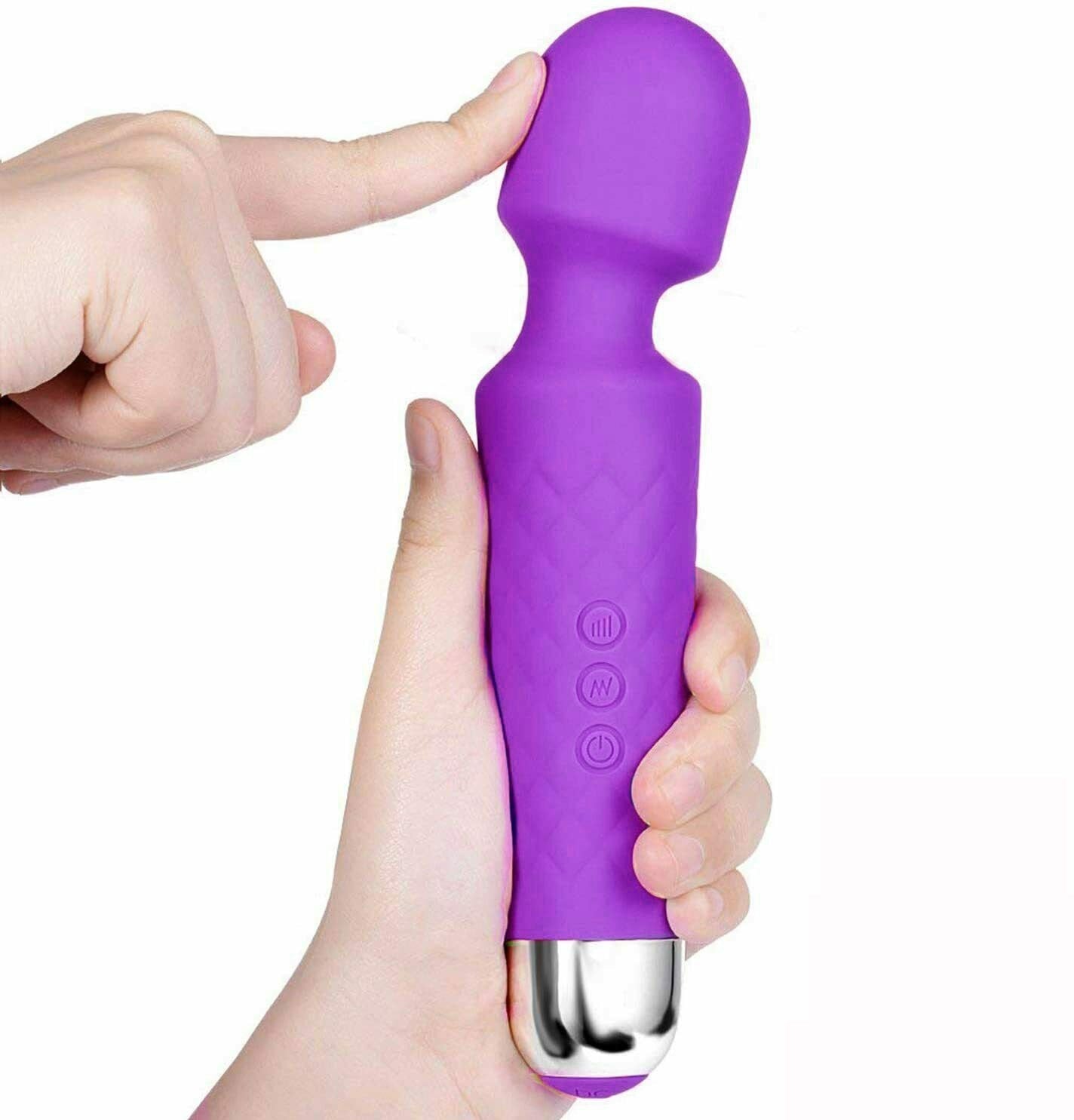 Magic Massage Wand Muscle Relaxation Massager 20 Speed Vibrating Full Body Therapy Motor Vibration - DropOnline.co