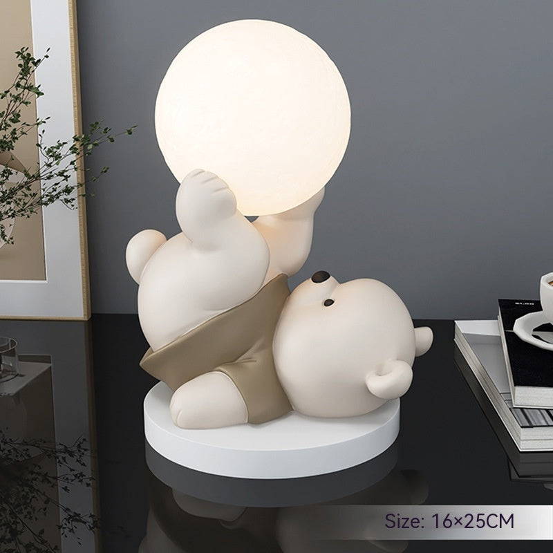 Cute Bear Decoration Home Decoration Bedroom Bedside Night Light - DropOnline.co