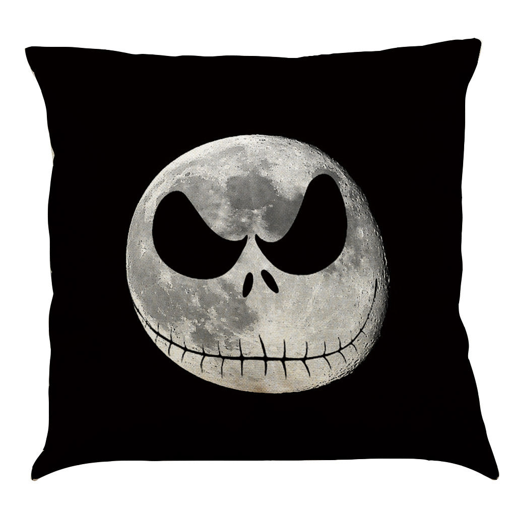 Halloween Cotton Linen Sofa Car Cushion Pillowcase - DropOnline.co
