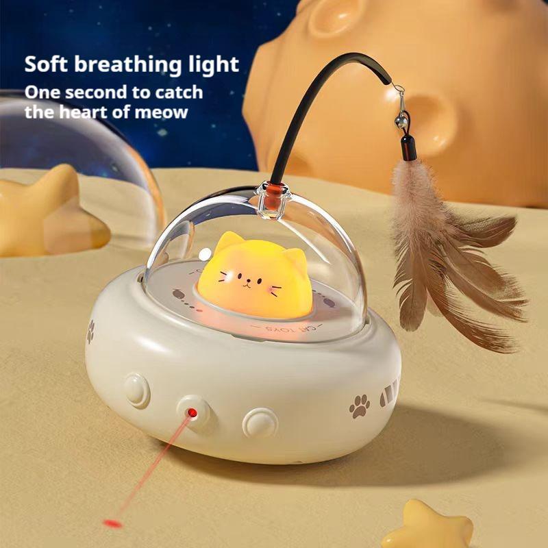 Smart Electric Cat Car With Automatic Laser Pointer - Cat Fun, Energy-Saving Product - DropOnline.co