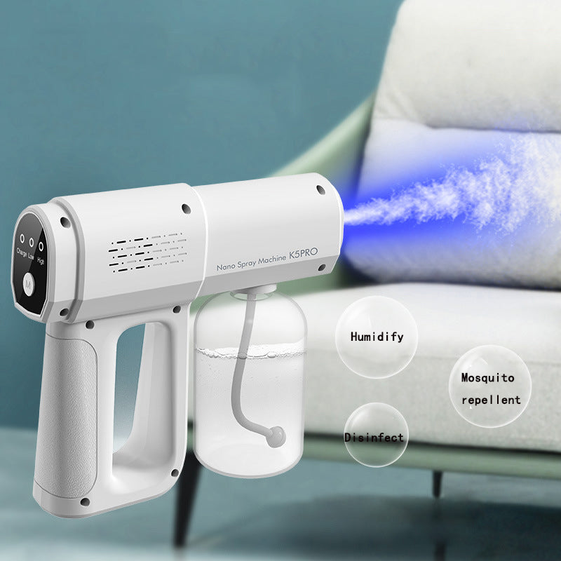 Handheld Electric Nano Steam Sanitizer Sprayer | USB Wireless Disinfection Atomizer & Humidifier