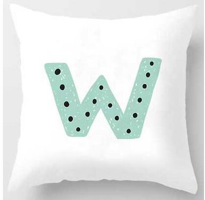 Cute Design Alphabet L Cushion Cover - DropOnline.co