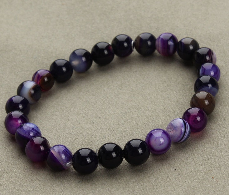 Aventurine Blue Sandstone Beads Round Bead Bracelet Bracelet - DropOnline.co