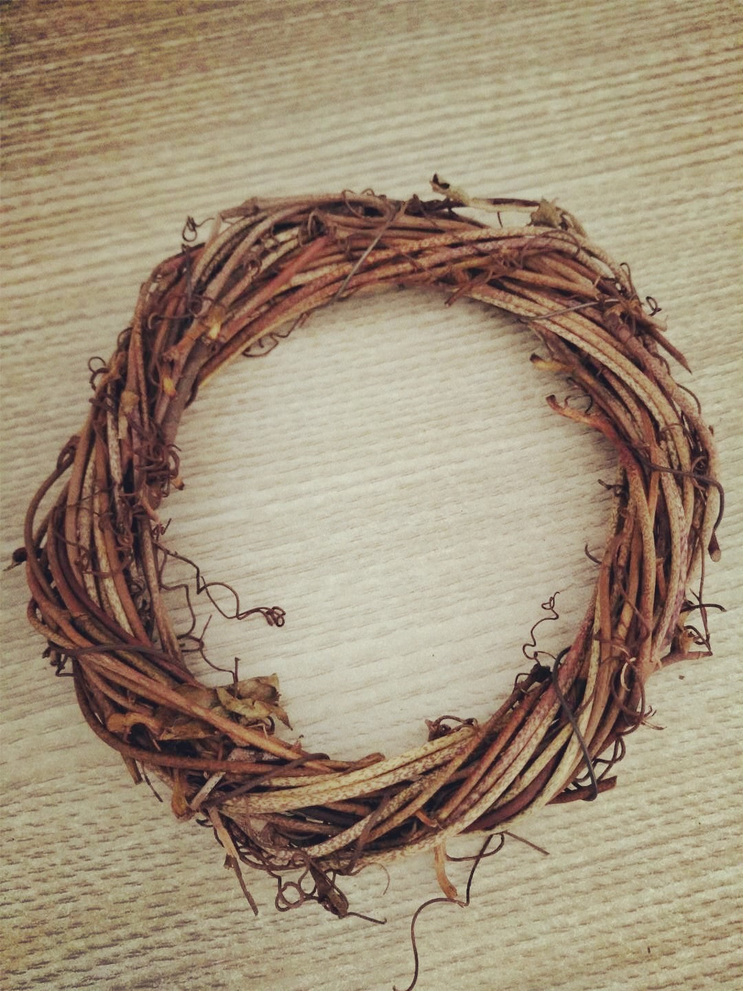 DIY Home Decor Natural Rattan Wreath - DropOnline.co