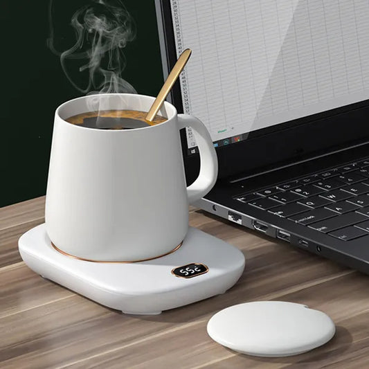 Electric Coffee Mug Warmer For Desk Auto Shut Off USB Tea Milk Beverage Cup 3 Temperature Setting - DropOnline.co