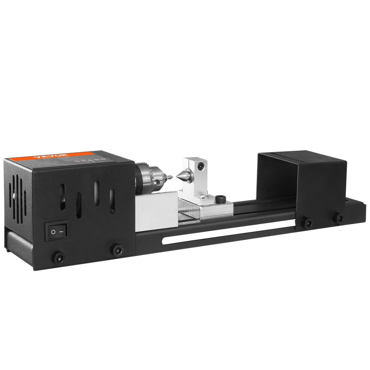 Mini Lathe Machine, 2.76 In X 6.3 In, 24VDC 96W Mini Wood Lathe Tools Milling Machine Accessories, - DropOnline.co