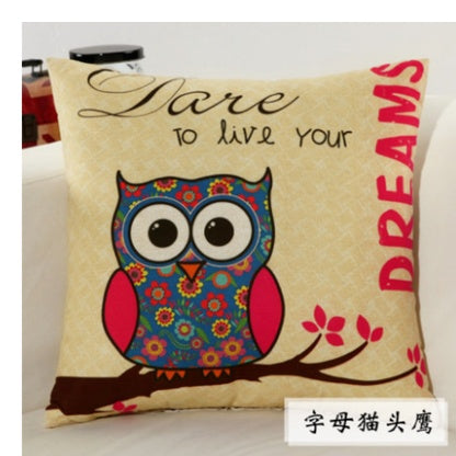 Square back cushion head cushion set square pillow cartoonpillow core pillow car small animal sofa - DropOnline.co