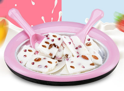 DIY Ice Cream Maker for Kids - Fun Frozen Yogurt Pan with No Electricity Needed