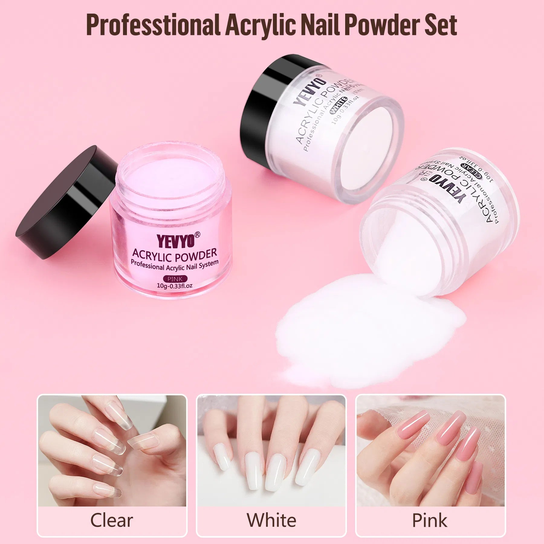 Acrylic Nail Kit With Drill, 4 Colors Gel Polish And UV Light Nail Kit, Birthday Gifts For Women, Valentines Day Gifts For Girl, Professional Nails Kit Acrylic Set With Everything For Beginners - DropOnline.co