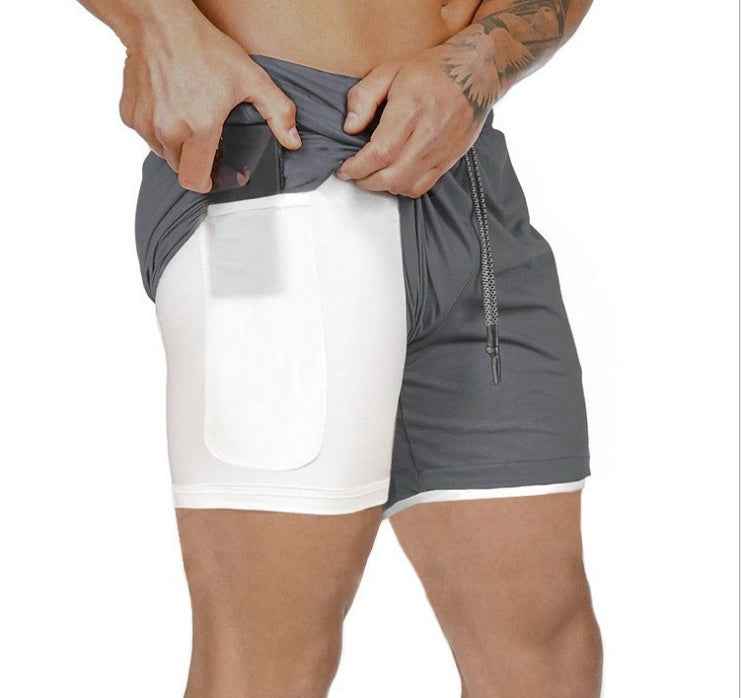 Men's Pocket Compression Shorts - Athletic Performance Shorts