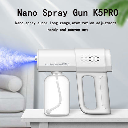 Handheld Electric Nano Steam Sanitizer Sprayer | USB Wireless Disinfection Atomizer & Humidifier