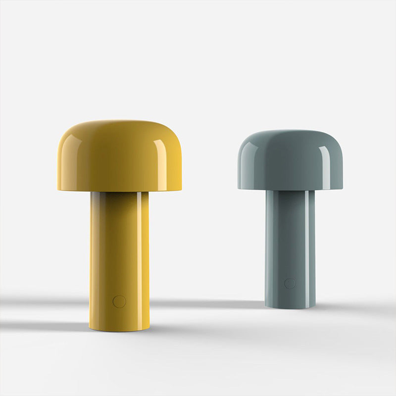 Designer Mushroom Table Lamp Night Light Portable Cordless Touch Rechargeable Decor Lamp USB Bedside Lamp Desktop Lamp - DropOnline.co