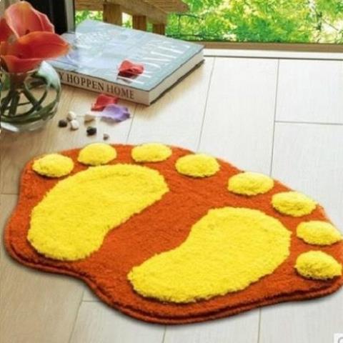Bathroom Living Room Cushion Bedroom Foot Non-slip Doormat And Foot Mat - DropOnline.co