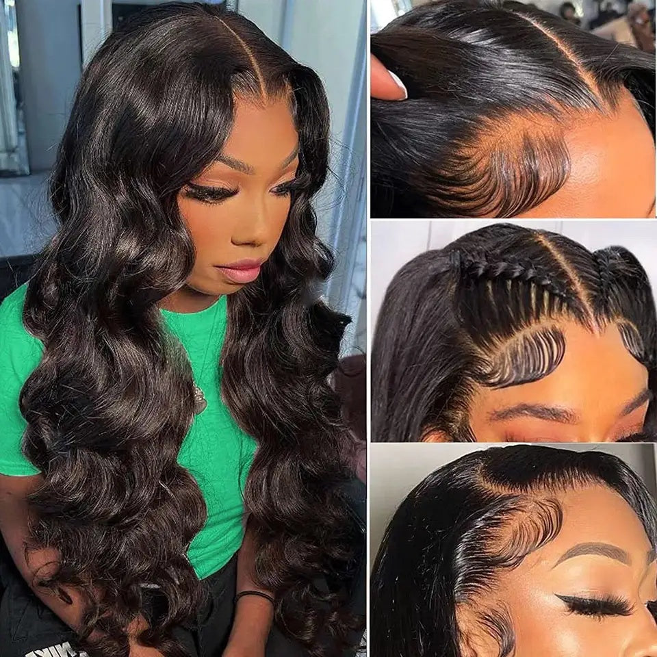 Wig Human Hair Body Wave Lace Front Wigs Wholesale Glueless Hd Lace Frontal Wigs For Black Women - DropOnline.co