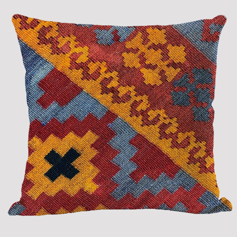 Modern Minimalist Bohemian Pillow Printed Polyester Cushion Cover - DropOnline.co