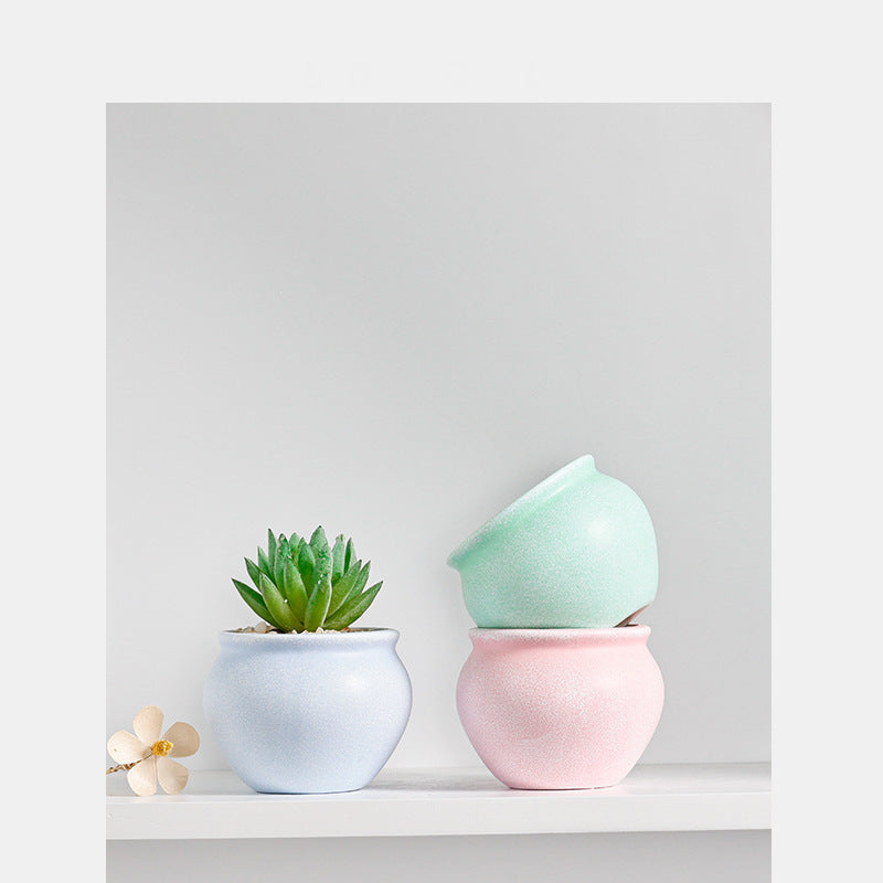 Creative Decoration Home Decoration Gardening Ceramic Flower Pot - DropOnline.co
