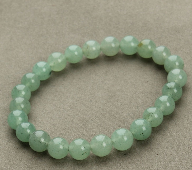 Aventurine Blue Sandstone Beads Round Bead Bracelet Bracelet - DropOnline.co